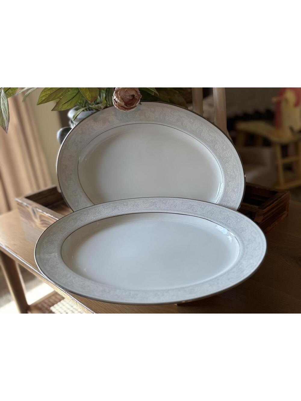 Noritake “Trudy” Oval Serving Platter – Set of 2